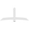 Ekena Millwork Bellingham Architectural Grade PVC Gable Bracket, 84"W x 38 1/2"H x 4"D x 6"F, 11/12 Pitch GBP084X39X0406BEL00 - alternate 4